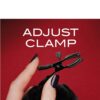 NOIR POM ADJUST. NIPPLE CLAMPS BLACK -