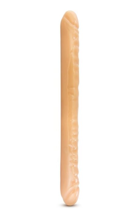 B YOURS 18INCH BEIGE DOUBLE DILDO -