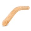 B YOURS 18INCH BEIGE DOUBLE DILDO -