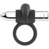 BLACK&SILVER BURTON RECHARG. VIBRATING RING -