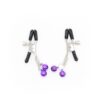 OHMAMA DOUBLE BELLS NIPPLE CLAMPS - PURPLE -