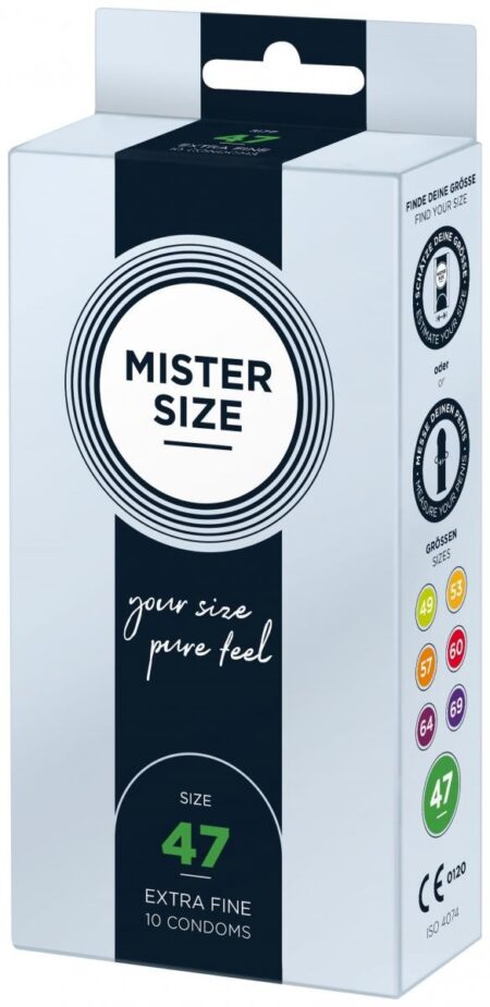 MISTER SIZE 47MM CONDOMS 10PCS -