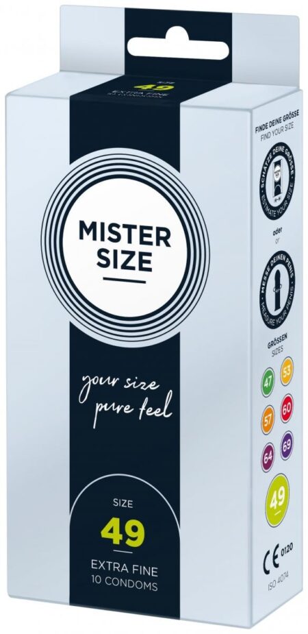 MISTER SIZE 49MM CONDOMS 10PCS -