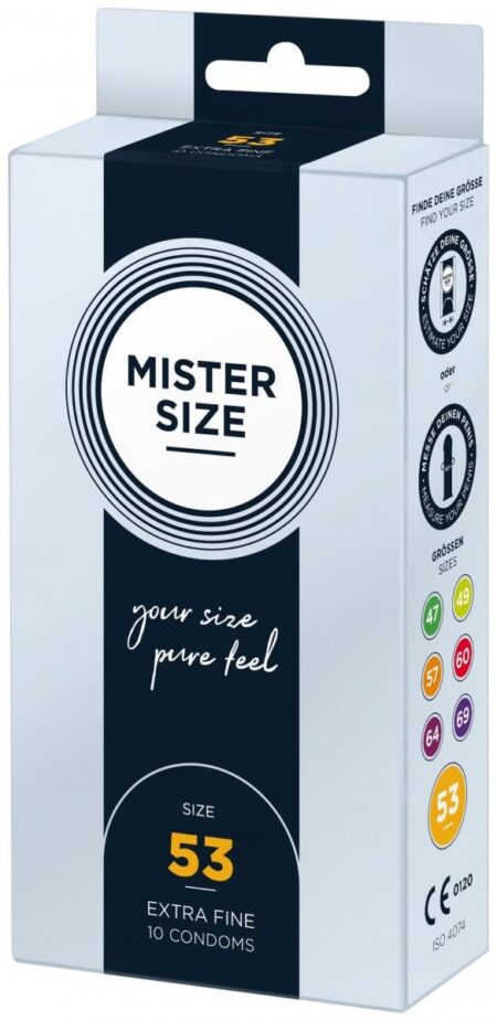 MISTER SIZE 53MM CONDOMS 10PCS -