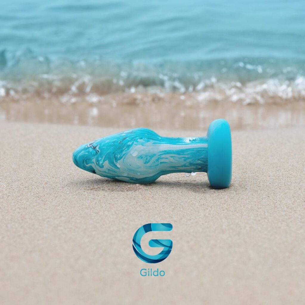 GILDO - OCEAN CURL GLASS BUTT PLUG -