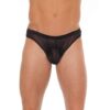 AMORABLE - BLACK TRANSPARENT THONG OS (1923) -