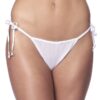 AMORABLE - WHITE TANGA BRIEFS OS (1514) -