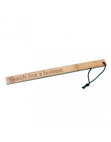RIMBA - TEACH ME A LESSON - BAMBOO RULER -