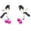 OHMAMA DOUBLE BELLS NIPPLE CLAMPS - PINK -