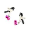 OHMAMA DOUBLE BELLS NIPPLE CLAMPS - PINK -