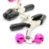 OHMAMA DOUBLE BELLS NIPPLE CLAMPS - PINK -