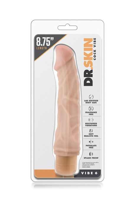 DR. SKIN COCK VIBE 6 FLESH -