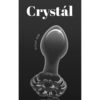 CRYSTAL FLOWER BLACK - Αν ψάχνεις για πρωκτική σφήνα, η γυάλινη συλλογή Crystal της NS NOVELTIES θα σε ενθουσιάσει! Όμορφες πρωκ