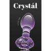 CRYSTAL FLOWER PURPLE - Αν ψάχνεις για πρωκτική σφήνα, η γυάλινη συλλογή Crystal της NS NOVELTIES θα σε ενθουσιάσει! Όμορφες πρω