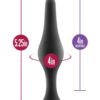 ANAL ADVENTURES PLATINUM SILICONE PLUG LARGE -