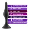 ANAL ADVENTURES PLATINUM SILICONE PLUG LARGE -