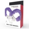 DARKNESS PURPLE FURRY HANDCUFFS -