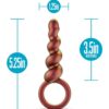 ANAL ADVENTURES SPIRAL LOOP PLUG COPPER -