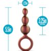 ANAL ADVENTURES BEADED LOOP PLUG COPPER -