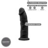 SILEXD DILDO 6INCH BLACK MODEL 2 -