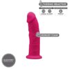 SILEXD DILDO 6INCH PINK MODEL 2 -