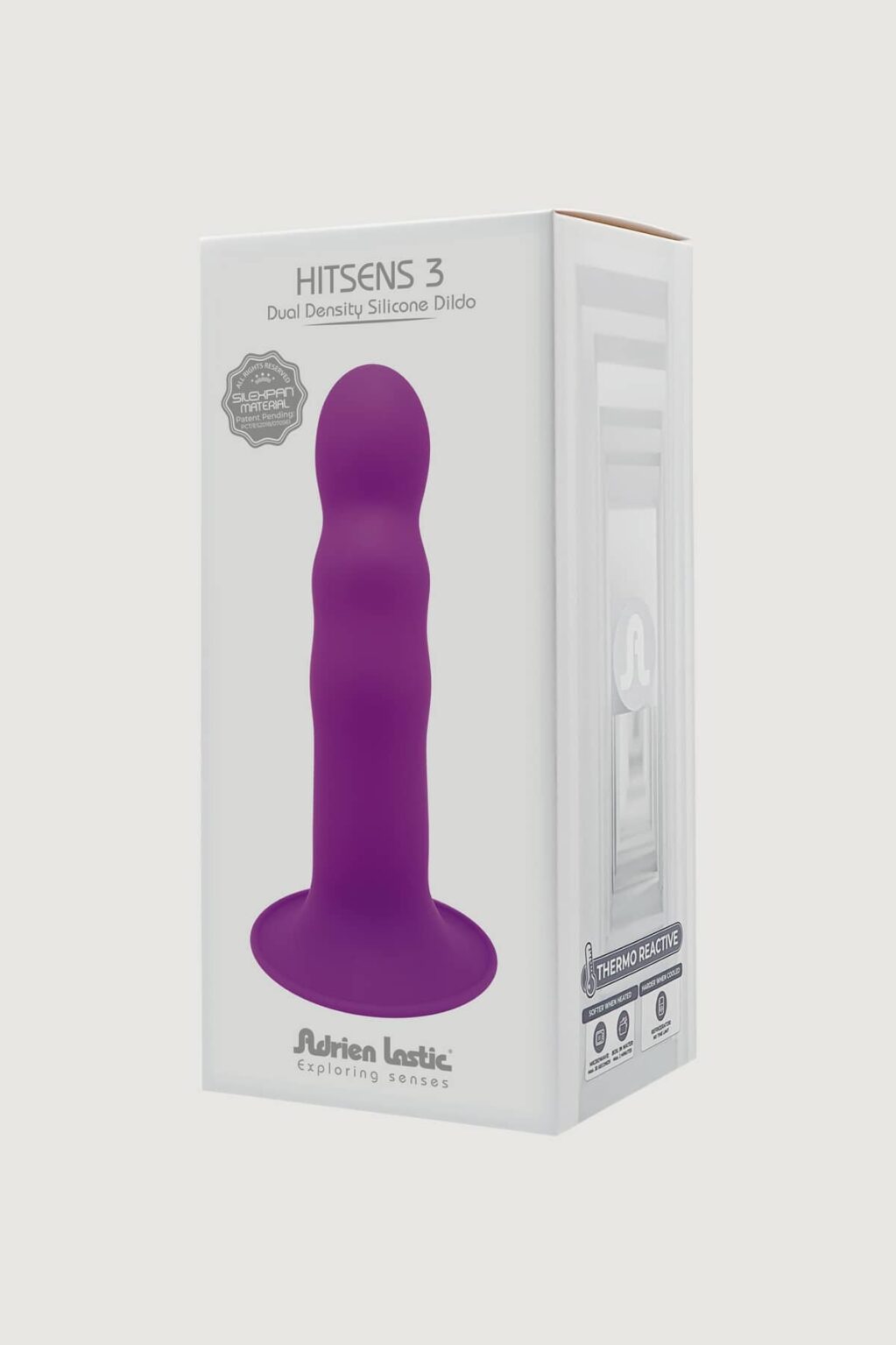 ADRIENLASTIC HITSENS 3 PURPLE DILDO -