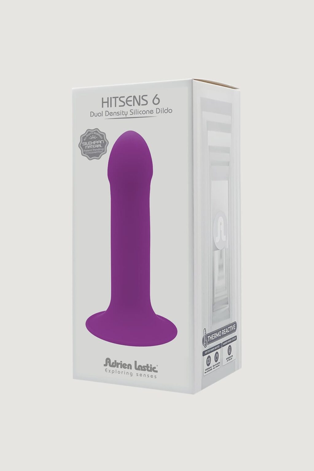 ADRIENLASTIC HITSENS 6 PURPLE DILDO -