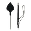 DARKNESS RIDING CROP SILICONE SPADE BLACK -