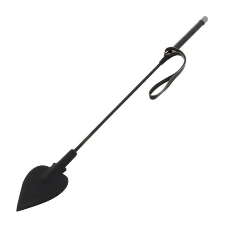 DARKNESS RIDING CROP SILICONE SPADE BLACK -