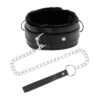 DARKNESS PADDED COLLAR W. LEASH -