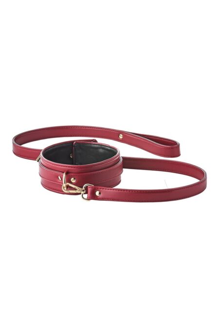 BLAZE ELITE RED COLLAR & LEASH -