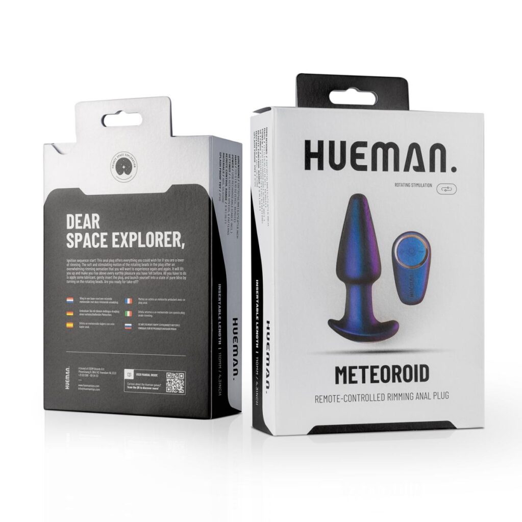 HUEMAN - METEOROID RIMMING ANAL PLUG W. REMOTE CONTROL -