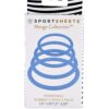 SPORTSHEETS PERIWINKLE O RING 4 PACK -