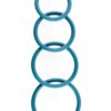 SPORTSHEETS TURQUOISE O RING 4 PACK -