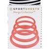 SPORTSHEETS CORAL O RING 4 PACK -