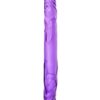 B YOURS 14INCH PURPLE DOUBLE DILDO -