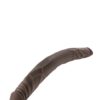 DR. SKIN 14INCH CHOCOLATE DOUBLE DILDO -