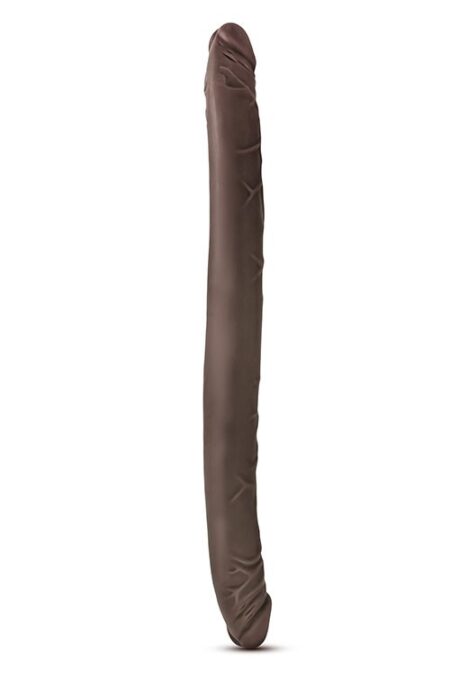 DR. SKIN 16INCH CHOCOLATE DOUBLE DILDO -