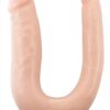 DR. SKIN SILICONE 12INCH VANILLA DOUBLE DONG -