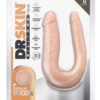 DR. SKIN SILICONE 12INCH VANILLA DOUBLE DONG -