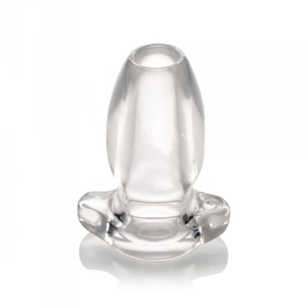 PEEPHOLE CLEAR HOLLOW ANAL PLUG -