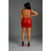 MOONLIGHT DRESS RED PLUS MODEL 08 PS -