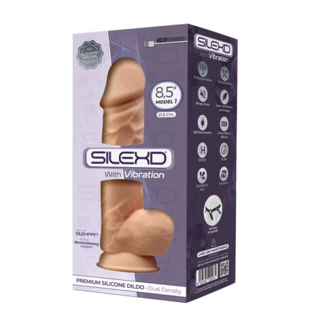 SILEXD FLESH VIBRATOR 8.5INCH MODEL 1 -