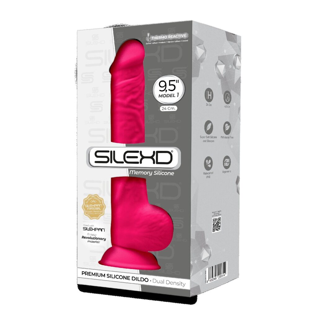 SILEXD DILDO 9.5INCH PINK MODEL 1 -