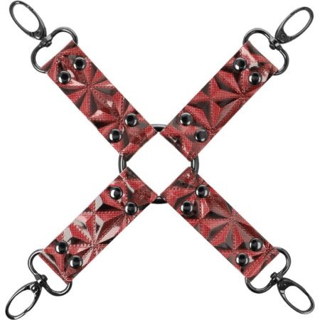 BEGME RED HOG TIE VEGAN LEATHER -