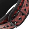 BEGME RED COLLAR W. NIPPLE CLAMPS VEGAN LEATHER -