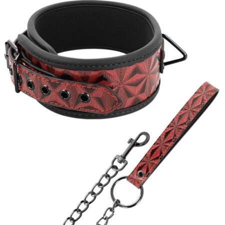 BEGME RED COLLAR VEGAN LEATHER -