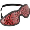 BEGME RED BLIND MASK VEGAN LEATHER -