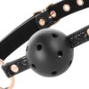 BEGME BLACK BALL GAG VEGAN LEATHER -