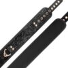 BEGME BLACK COLLAR VEGAN LEATHER -